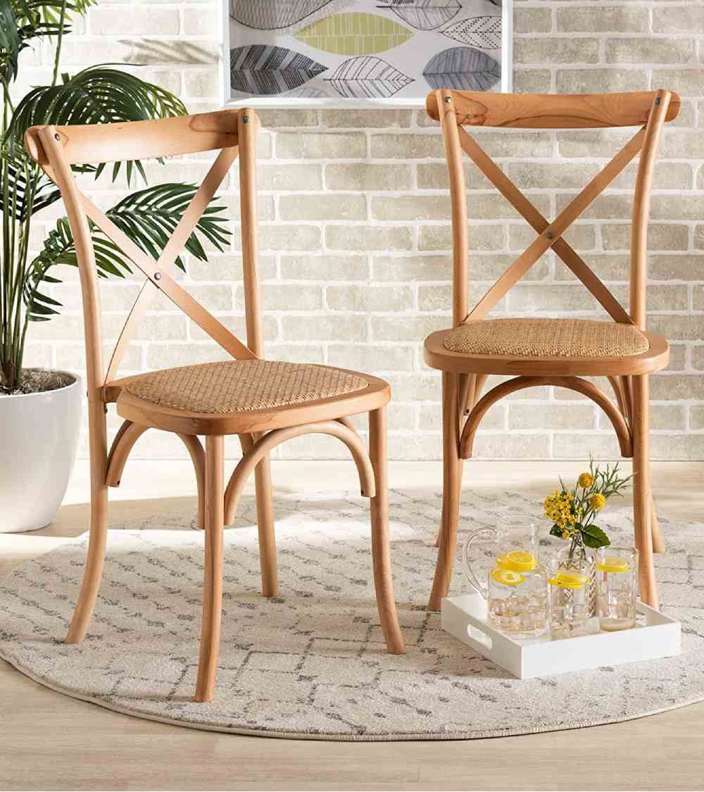 Pack 2 sillas comedor cocina vintage PIPER