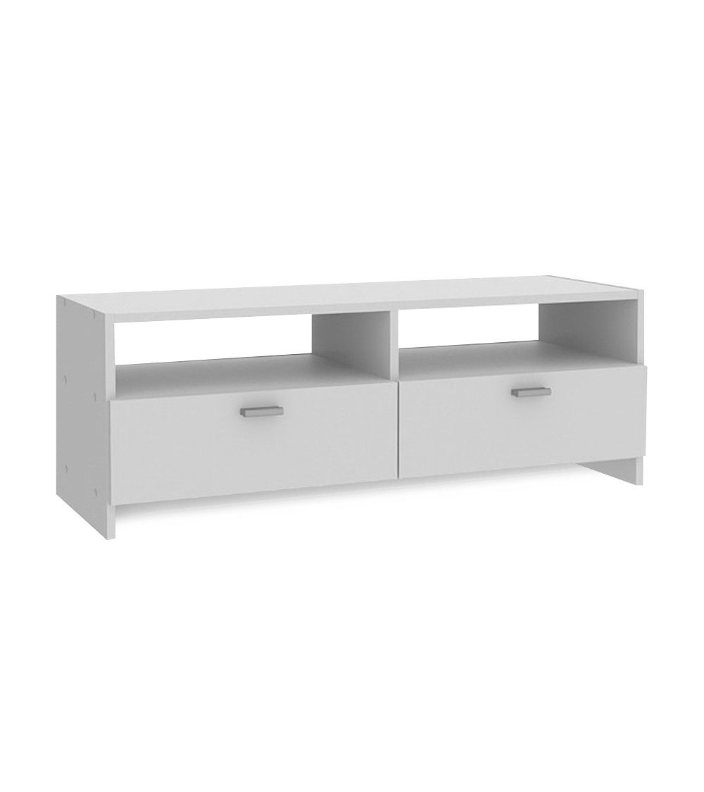 prissent Mueble de TV Blanco 156x37x45 cm Mueble Television Mueble