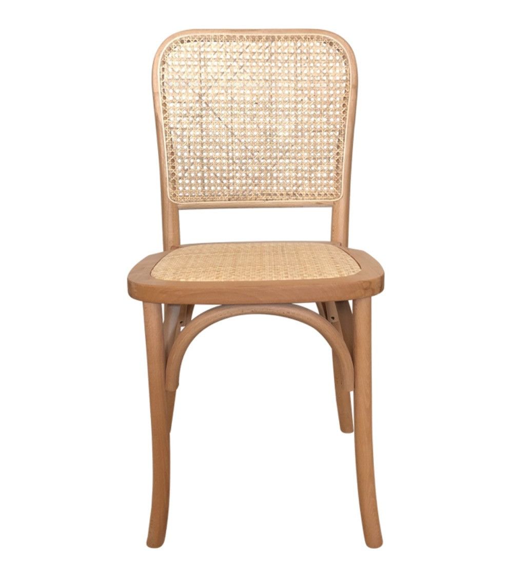 Pack 2 sillas comedor de ratán JULIA