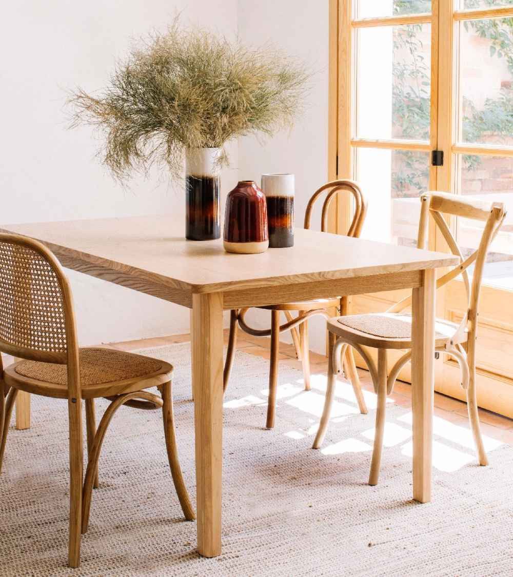 Pack 2 sillas comedor de ratán JULIA