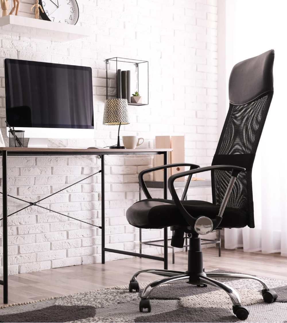 Silla de escritorio Jasper, ergonómica y tapizada Silla de escritorio Jasper, ergonómica y tapizada