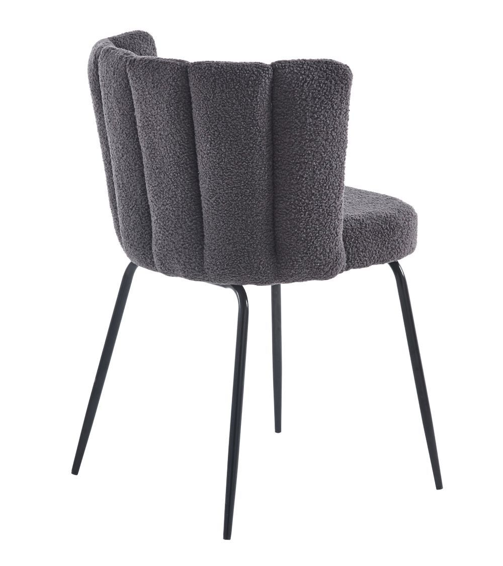 Pack de 4 sillas de comedor de borreguito NERTA