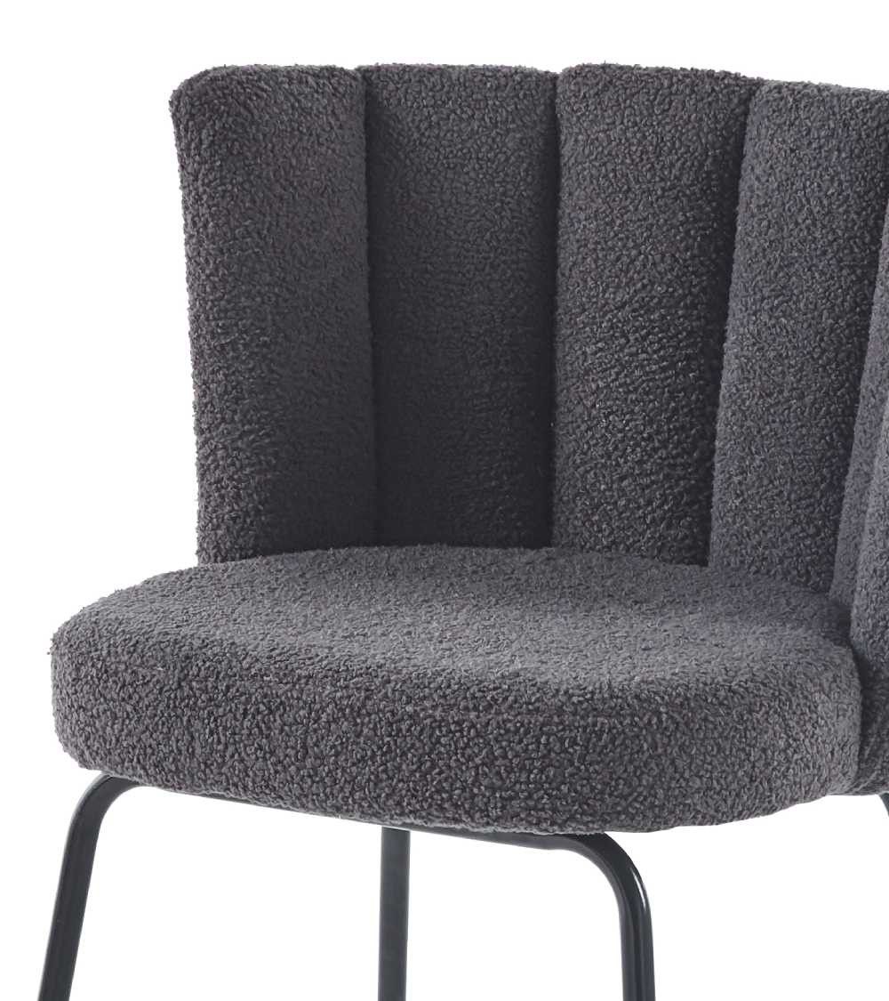 Pack de 4 sillas de comedor de borreguito NERTA