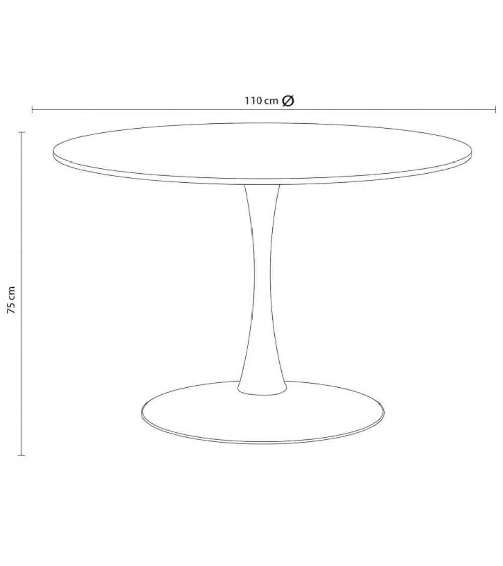 Mesa comedor cocina redonda CHIARA