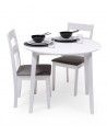 Pack 2 sillas blancas de cocina o comedor Seattle Pack 2 sillas blancas de cocina o comedor Seattle