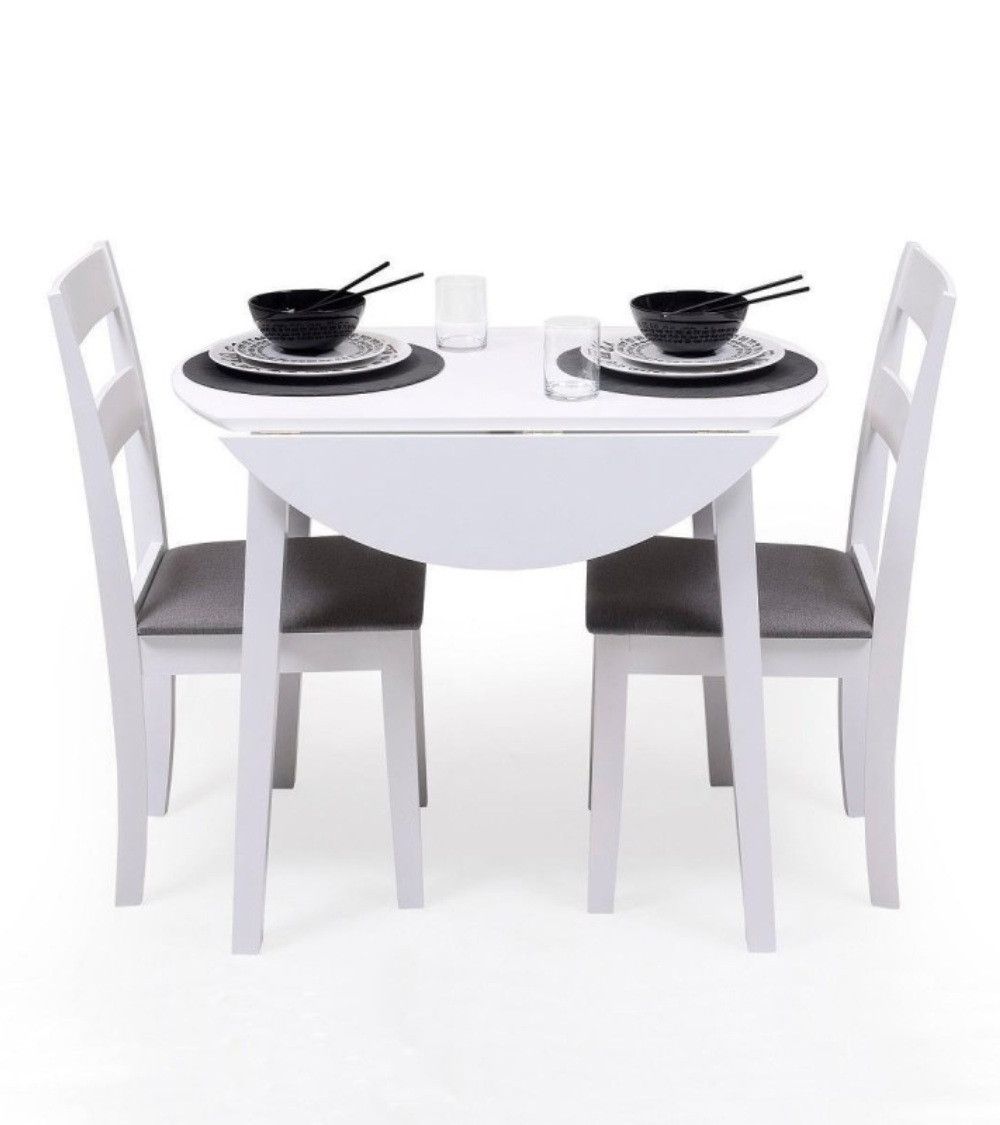 Pack 2 sillas blancas de cocina o comedor Seattle Pack 2 sillas blancas de cocina o comedor Seattle