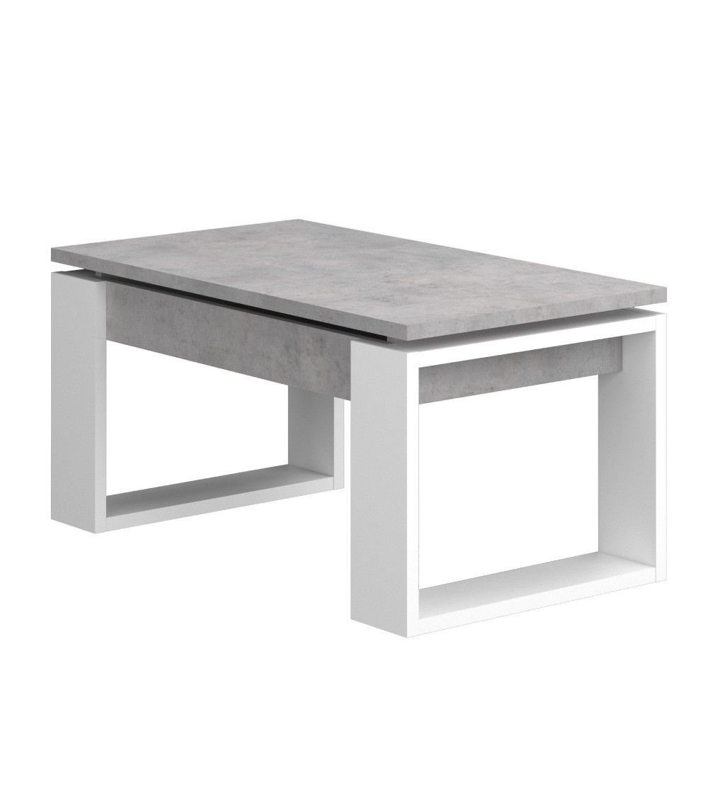 Mesa centro elevable RUBI estilo industrial | Cambia Tus Muebles