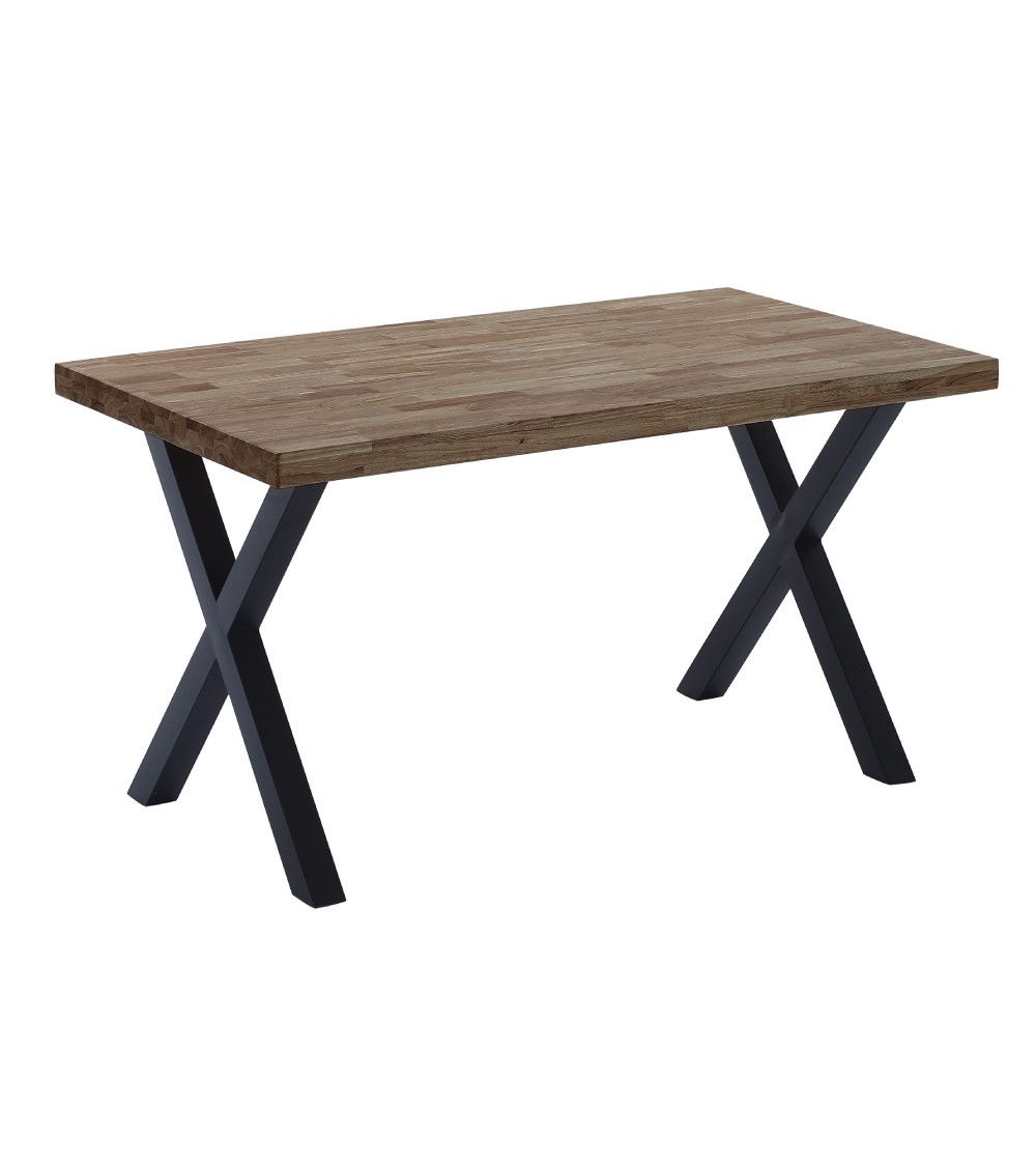 Mesa de comedor industrial DAREK pata X