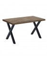 Mesa de comedor industrial DAREK pata X