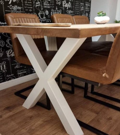 Mesa de comedor industrial DAREK pata X