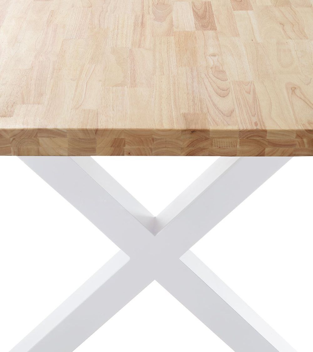 Mesa de comedor industrial DAREK pata X