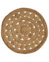 Alfombra Yute redonda ZOYA | Don Tresillo