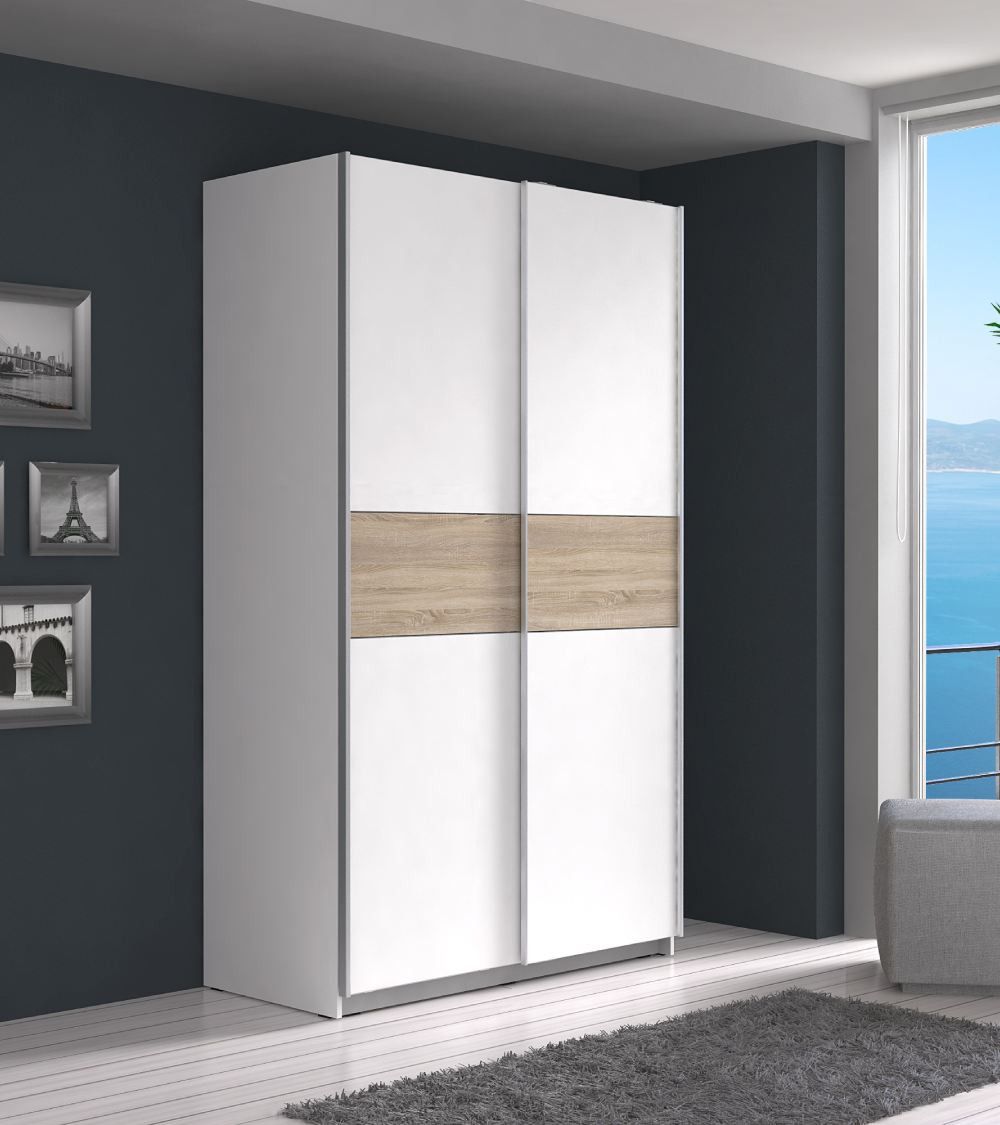 Armario puertas correderas Winter (120 cm ancho) | Cambia Tus Muebles Armario puertas correderas Winter (120 cm ancho) | Cambia Tus Muebles