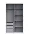 Armario puertas correderas Winter (120 cm ancho) | Cambia Tus Muebles Armario puertas correderas Winter (120 cm ancho) | Cambia Tus Muebles