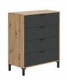 Cómoda 4 cajones ELDA Cómoda 4 cajones ELDA