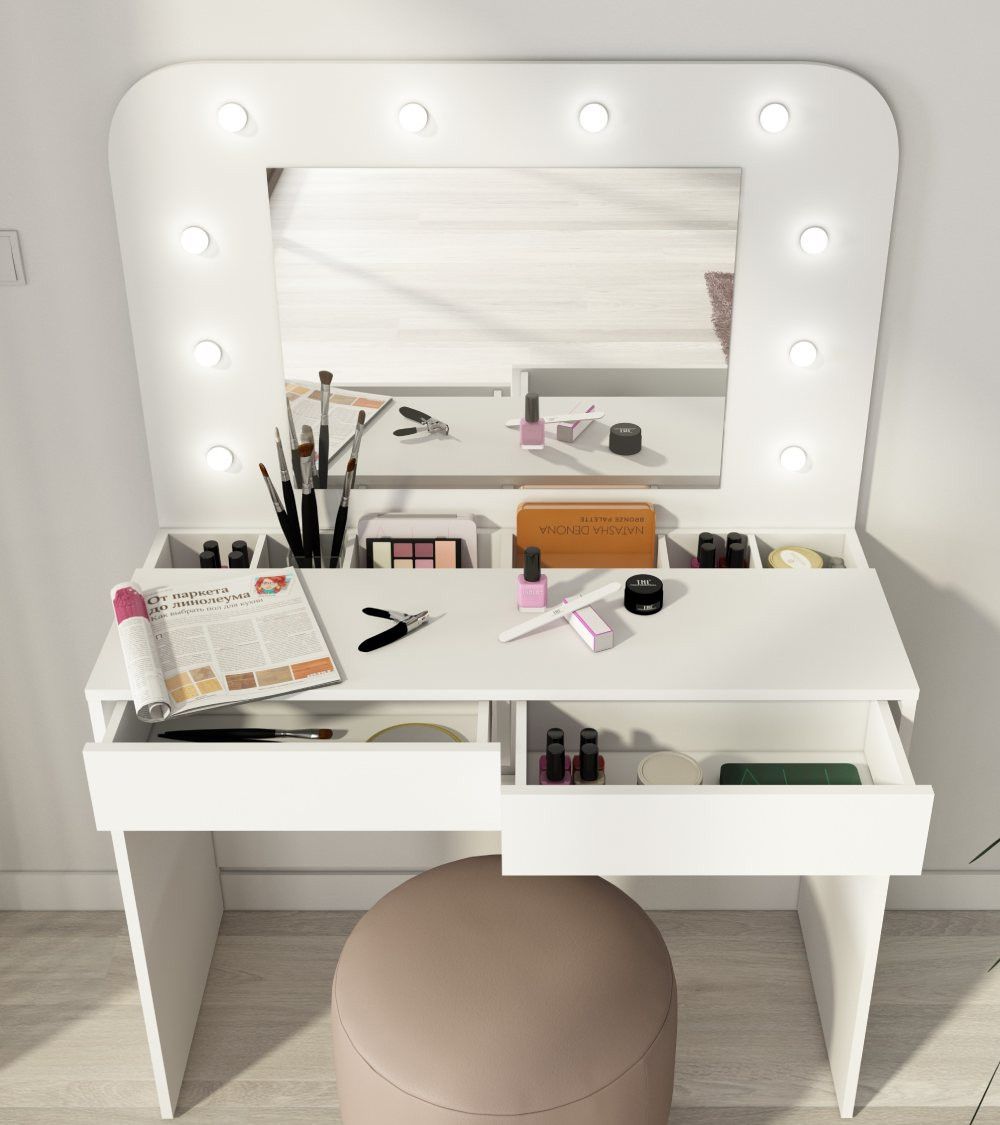 Mueble tocador con espejo HOLLY