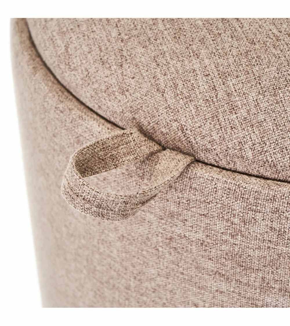 Pack 2 puffs decorativos con arcón ANIA