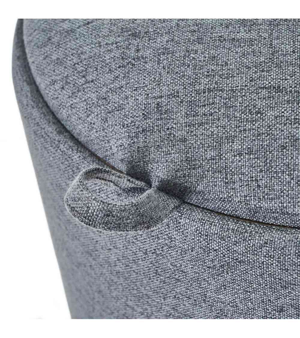 Pack 2 puffs decorativos con arcón ANIA