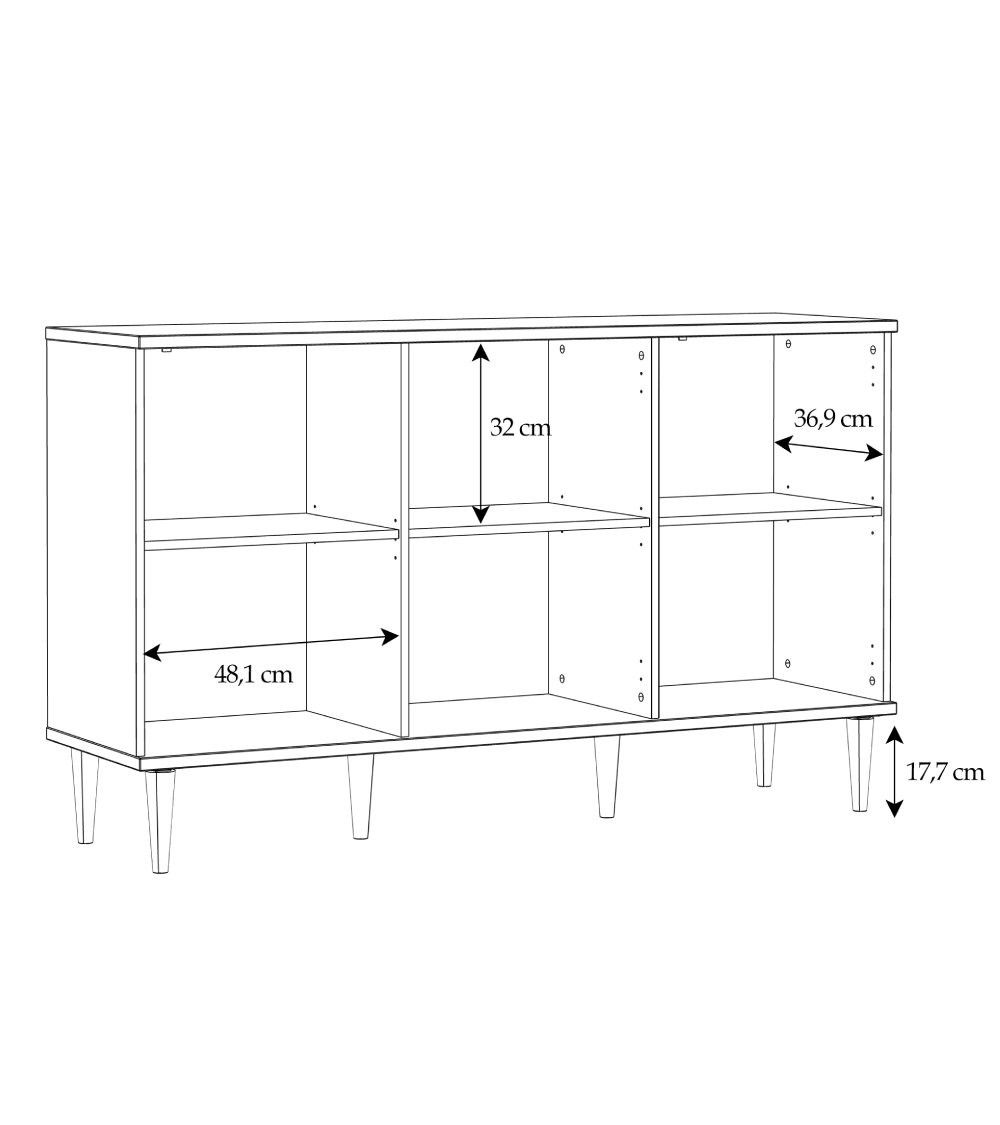 Mueble aparador de ratán DEKA