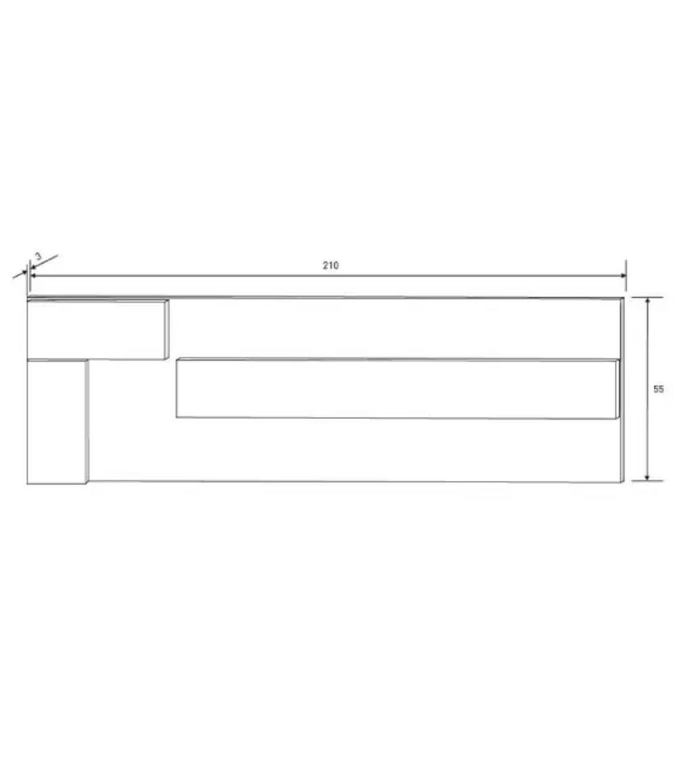 Cabecero cama 210 cm LOREN