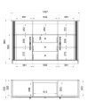 Mueble aparador MARKLE provenzal moderno Mueble aparador MARKLE provenzal moderno