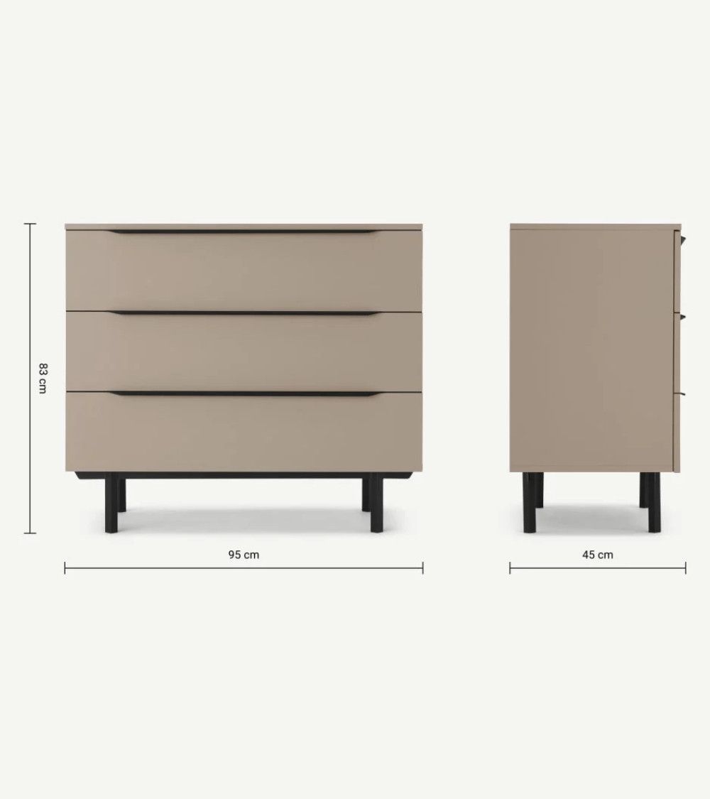 Cómoda 3 cajones MOCCA Cómoda 3 cajones MOCCA