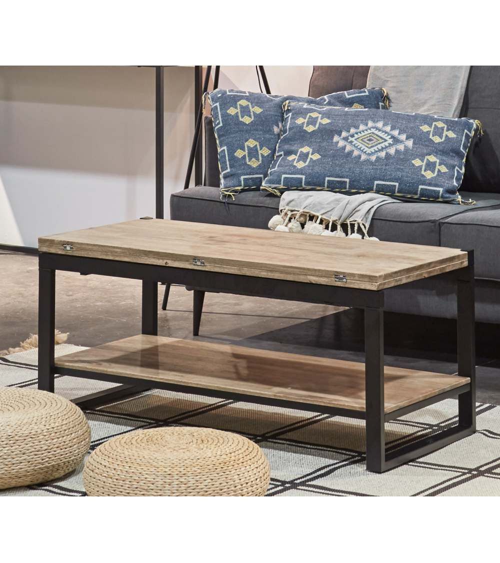 Mesa centro elevable extensible KARL | Cambia Tus Muebles