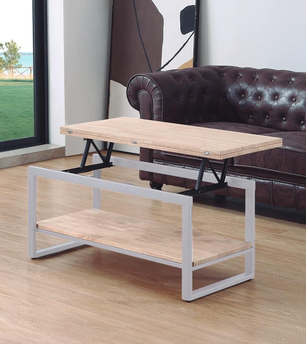 Mesa centro elevable extensible KARL | Cambia Tus Muebles