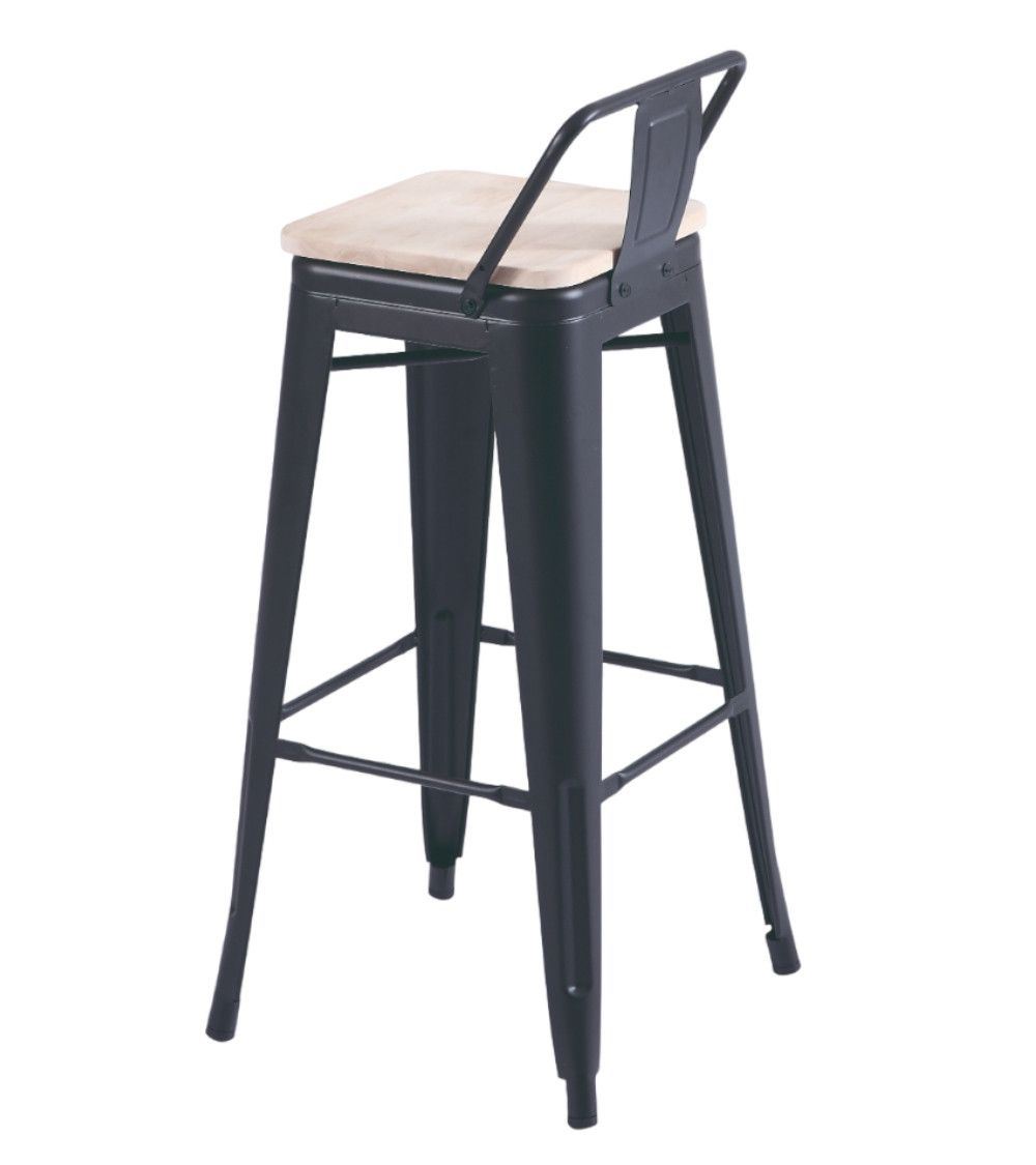 Pack 4 taburetes altos metálicos TOLIX