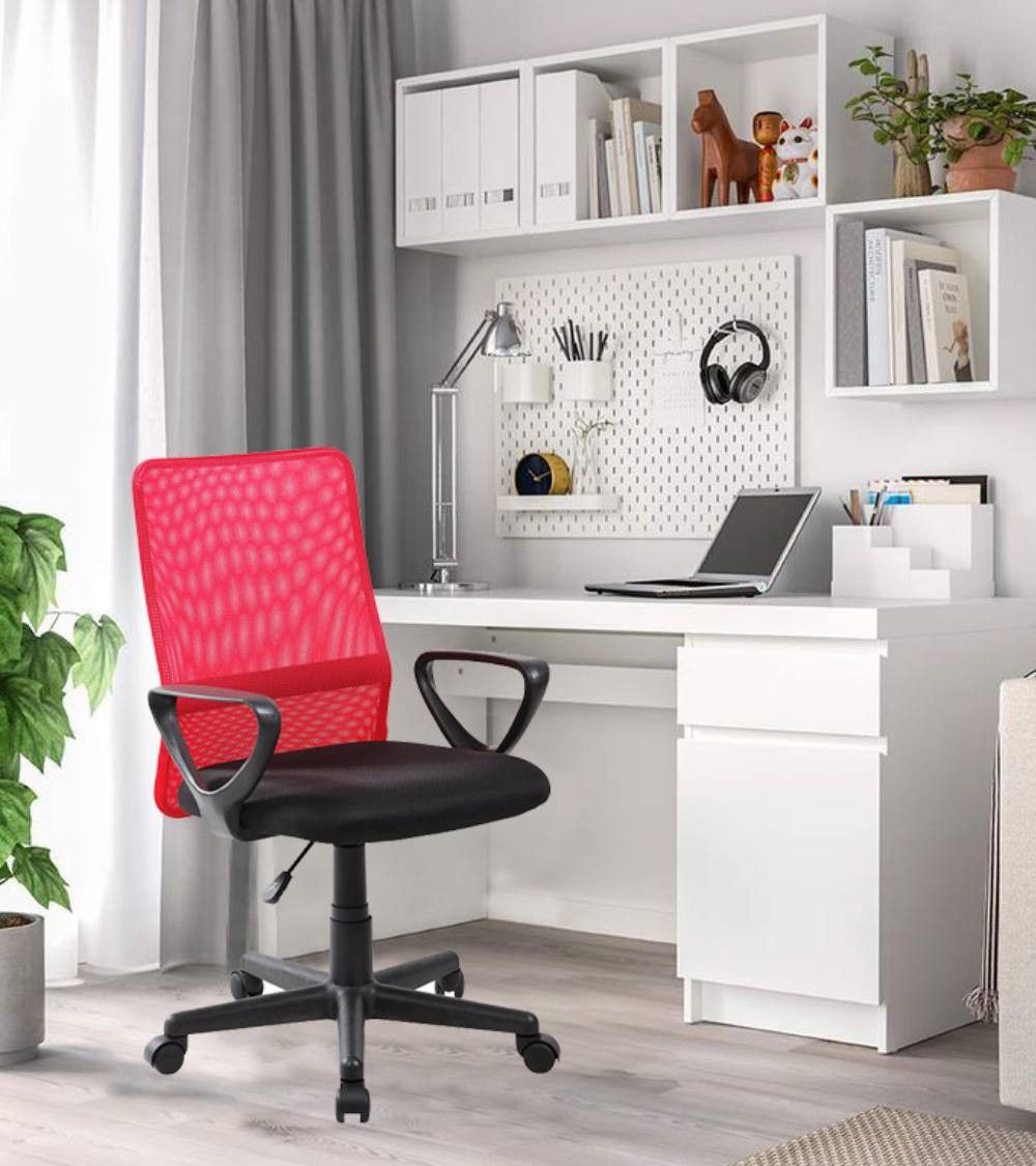 Silla de escritorio tapizada Maya, con tejido 3D Silla de escritorio tapizada Maya, con tejido 3D
