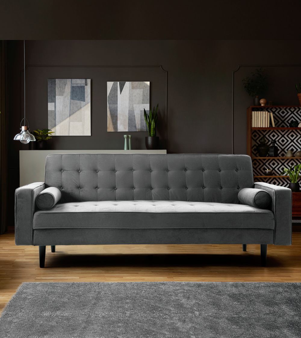 Sofá cama terciopelo antimanchas GREEN