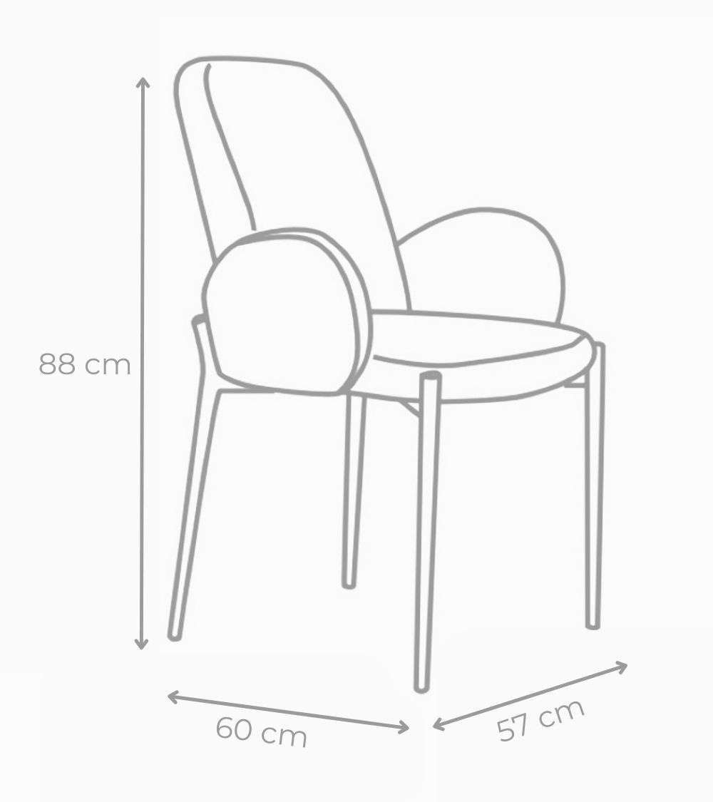 Pack 2 sillas borreguito CHERYL