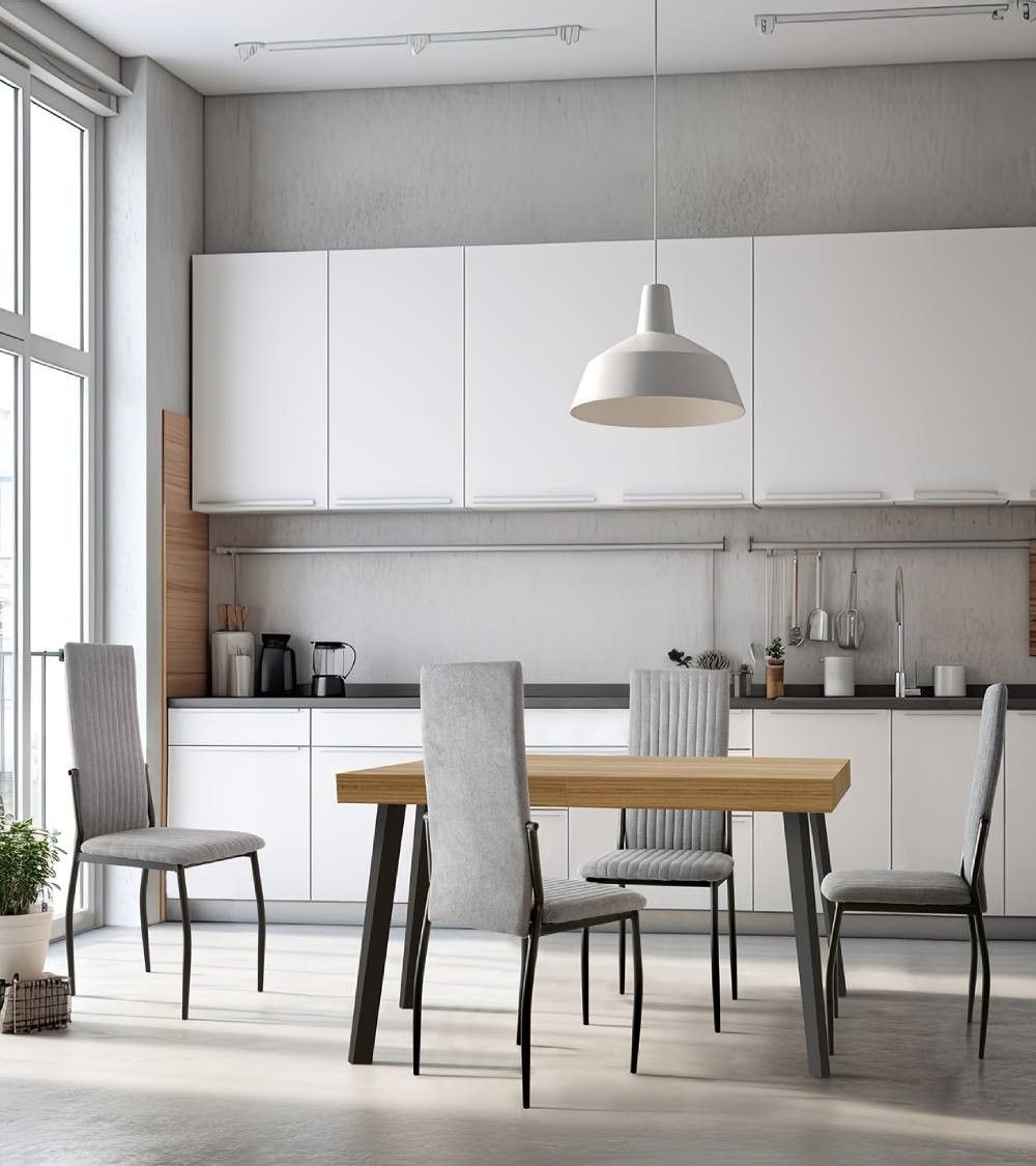 Pack 4 sillas tapizadas TASYA