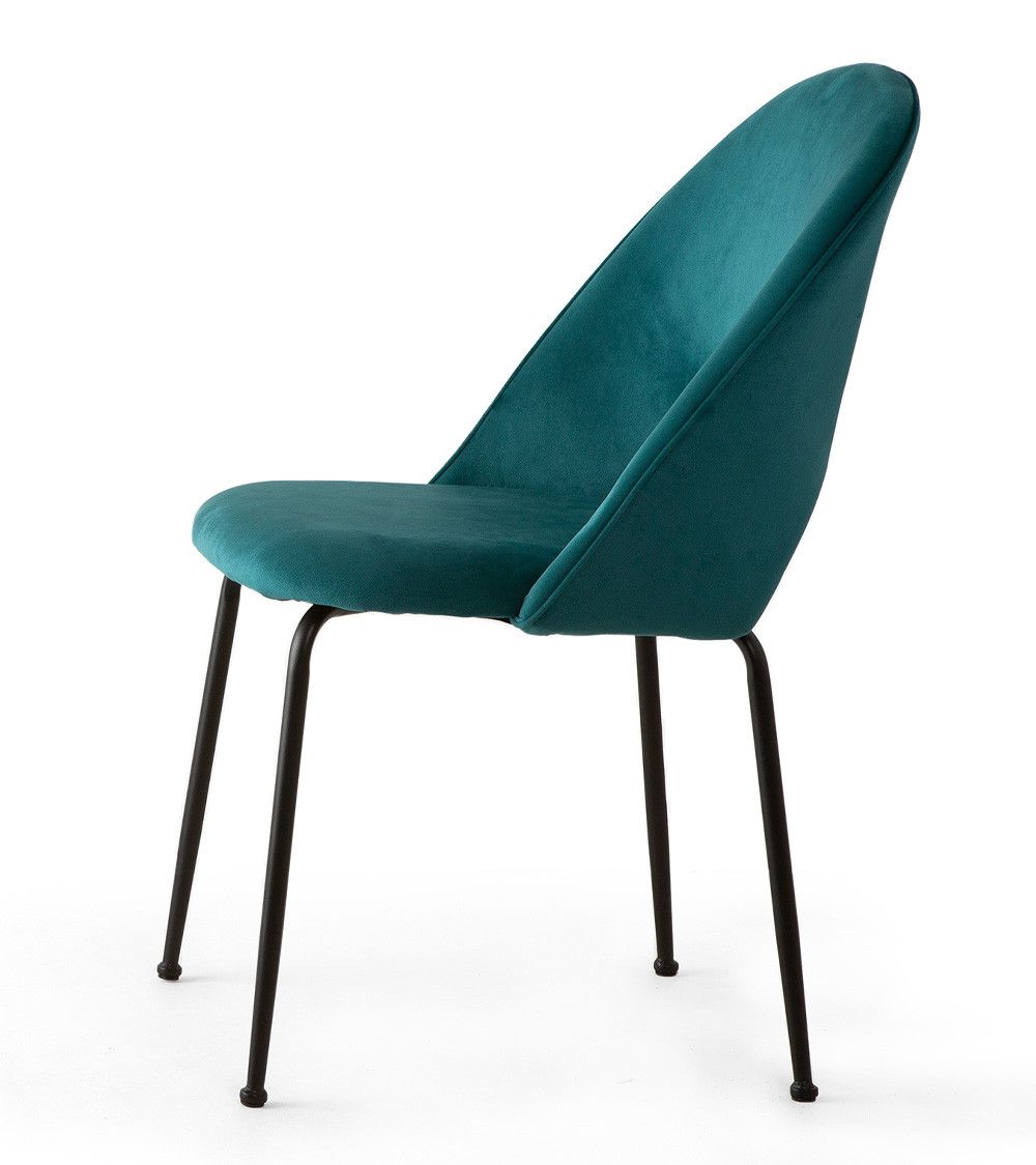 Pack 4 sillas terciopelo CECILE