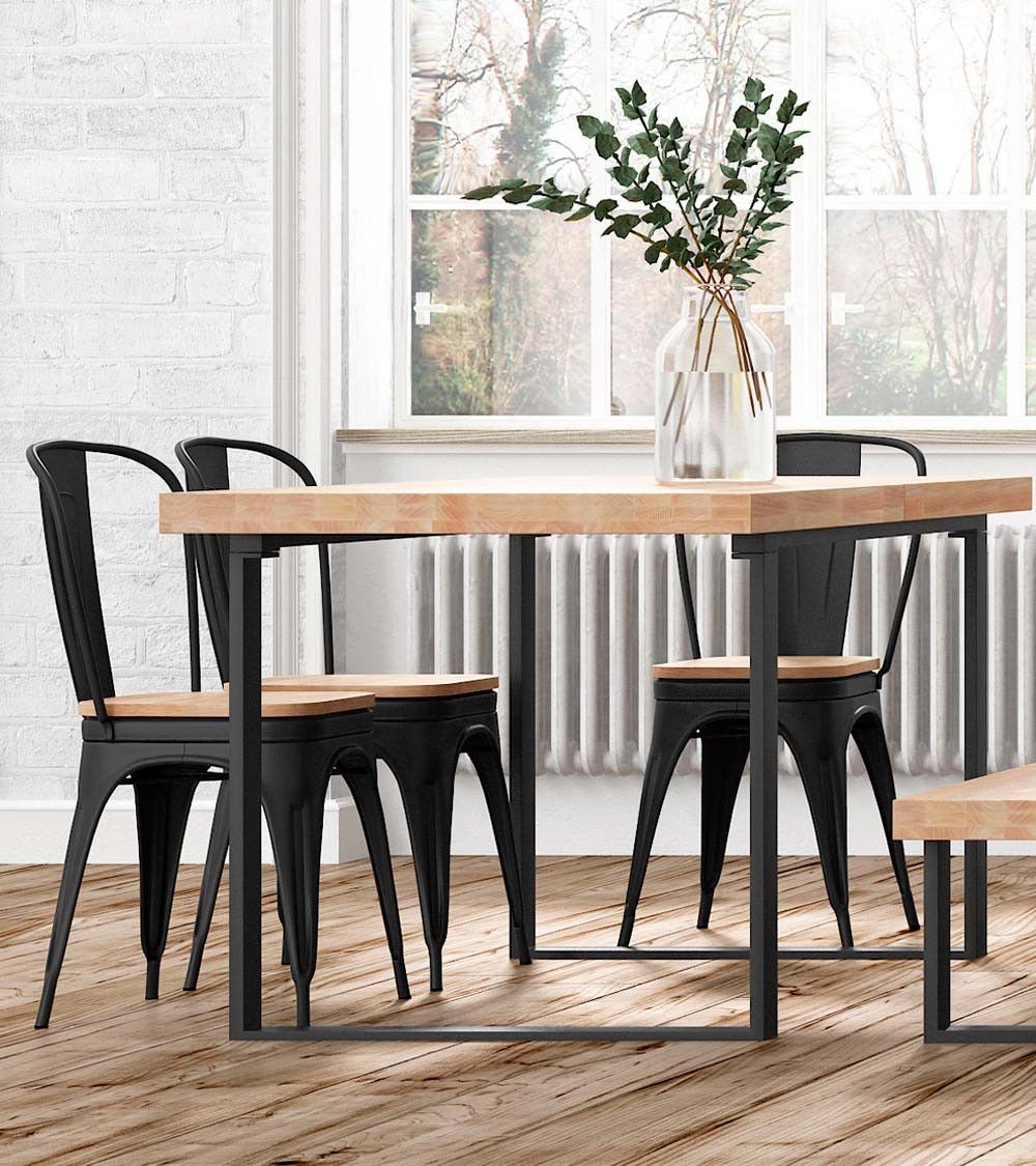 Pack 4 sillas TOLIX de comedor o cocina