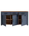 Aparador 3 puertas y 3 cajones ODIN azul marino