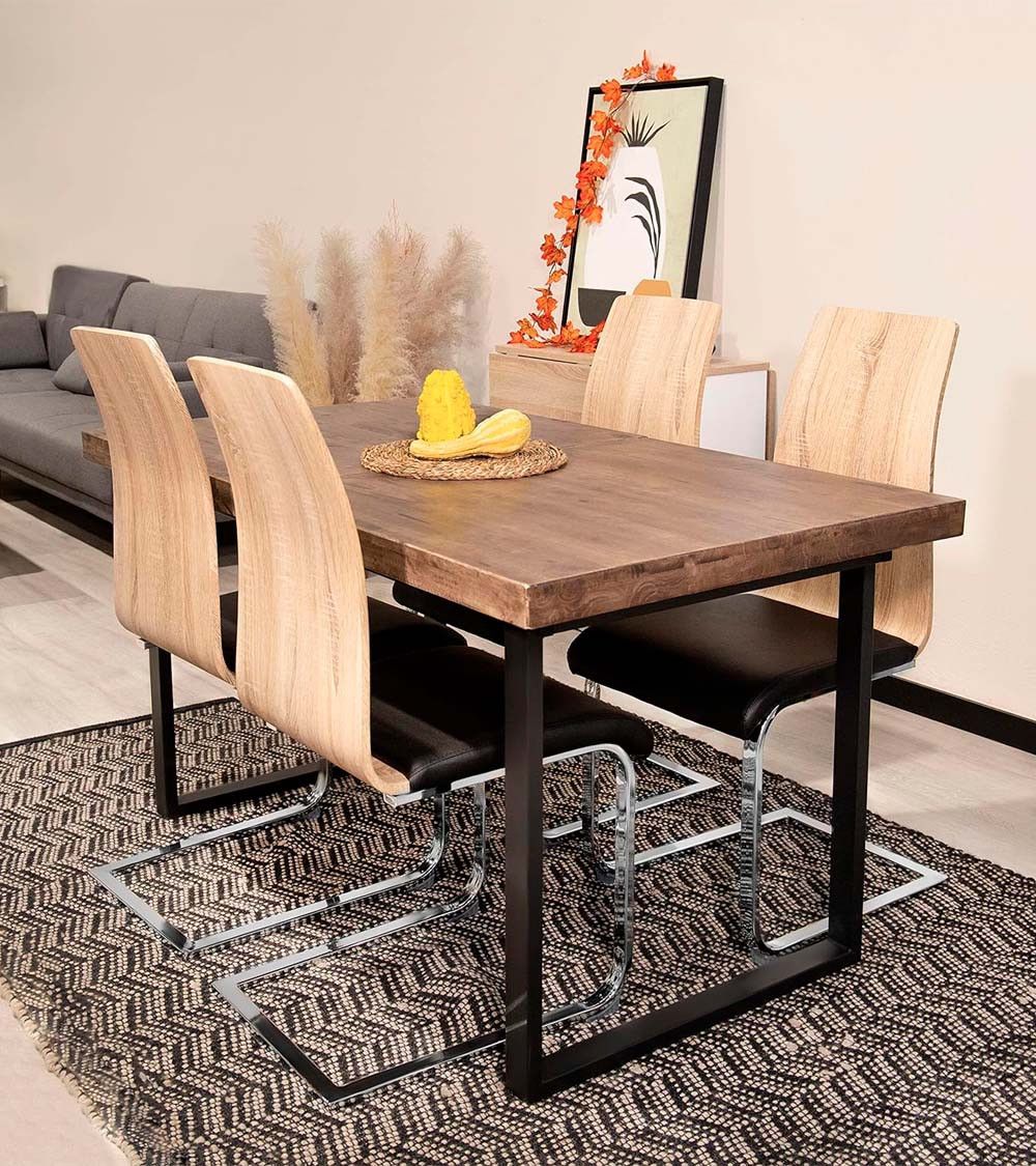 Mesa comedor extensible industrial DAREK