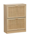 Mueble zapatero de ratán CAMILE Mueble zapatero de ratán CAMILE
