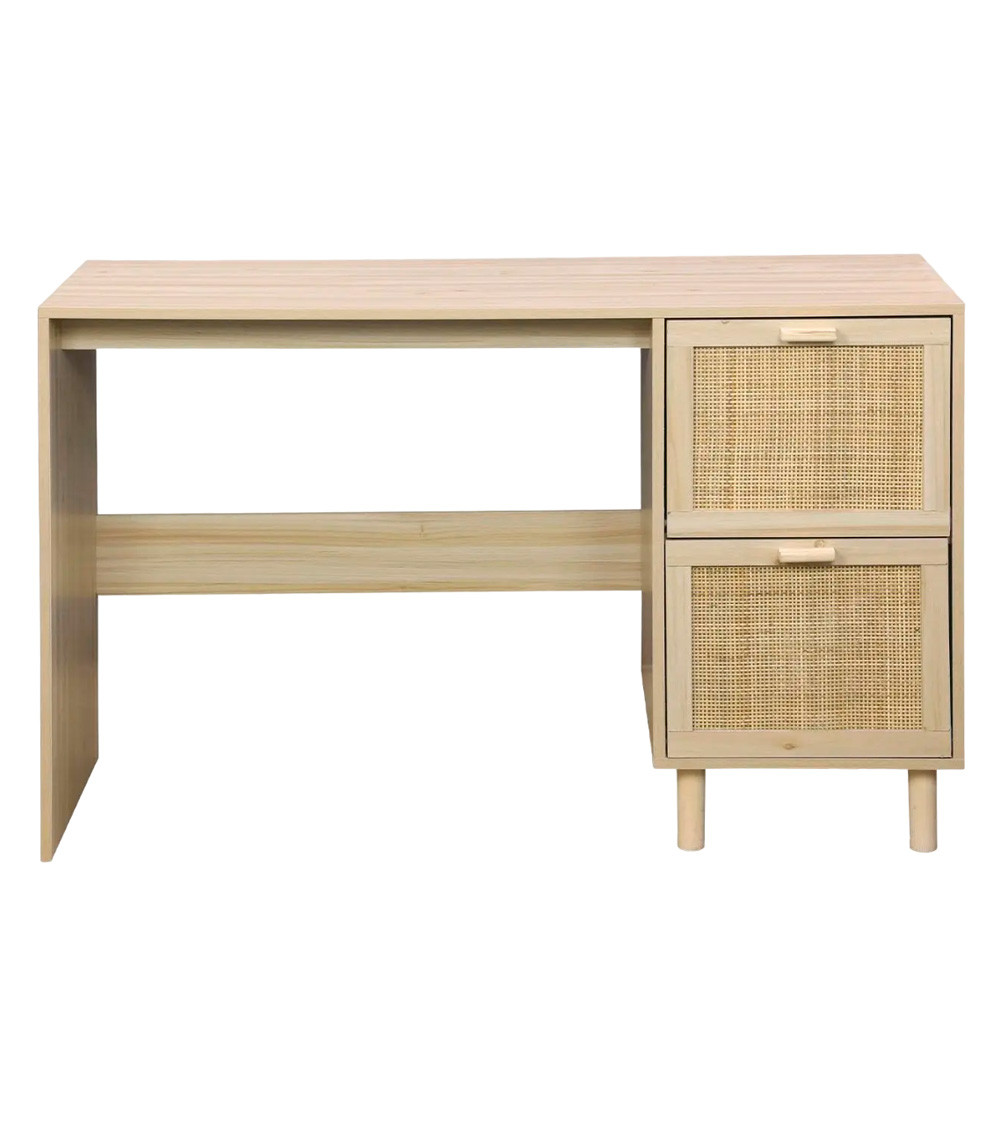Mesa de escritorio de ratán CAMILE