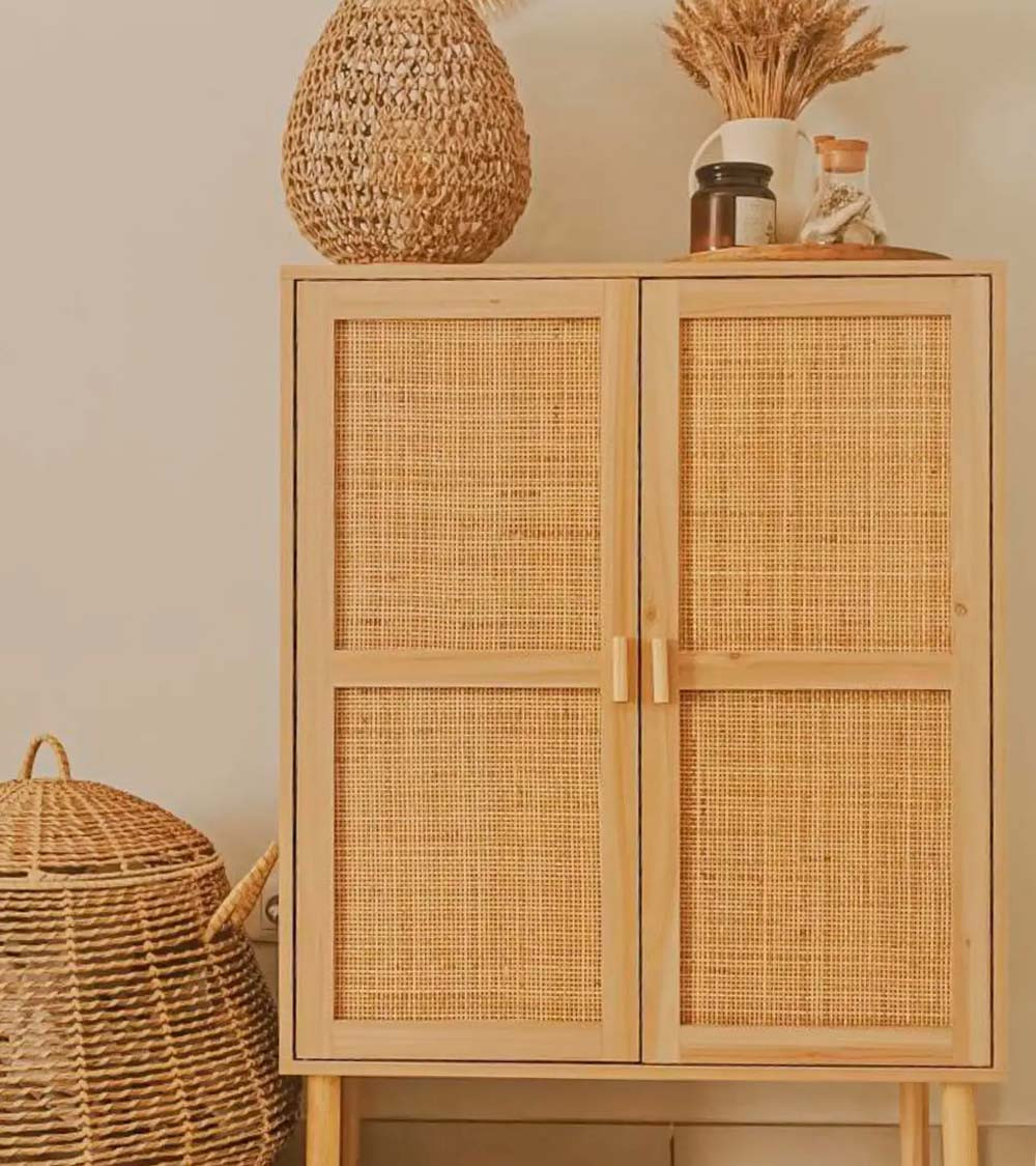 Aparador de ratán CAMILE